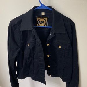 Michael Kors Black ladies jean jacket